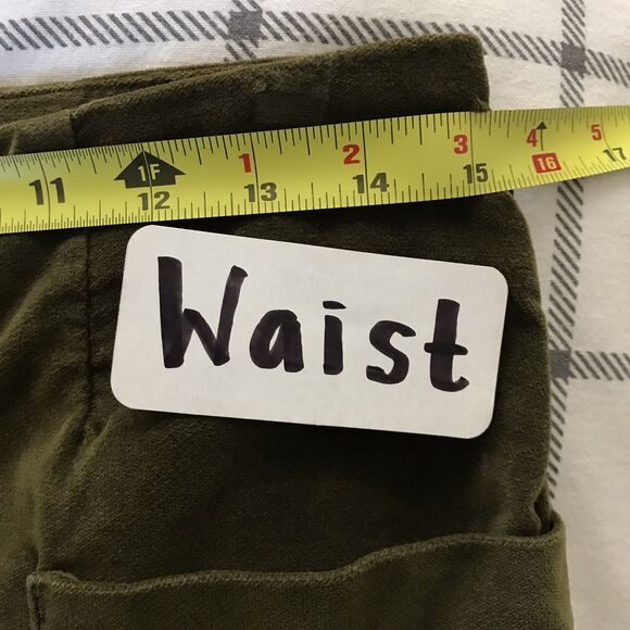 Urban Outfitters BDG Green Y2K Velvet Short Low Rise Mini Skirt With Pockets - S - Picture 5 of 8